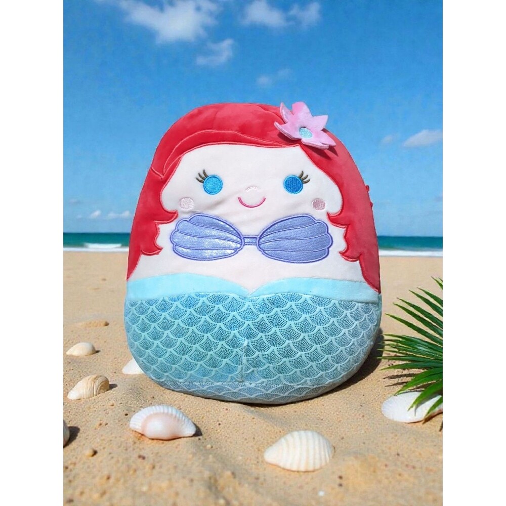 Squishmallows 12" Disney Ariel Little Mermaid Princess Soft Plush Doll